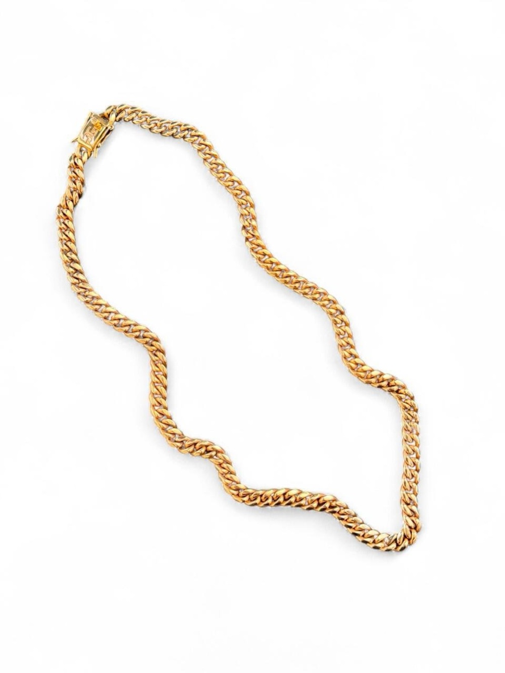 The Gold Gods Gold Miami Cuban Chain Necklace 22”